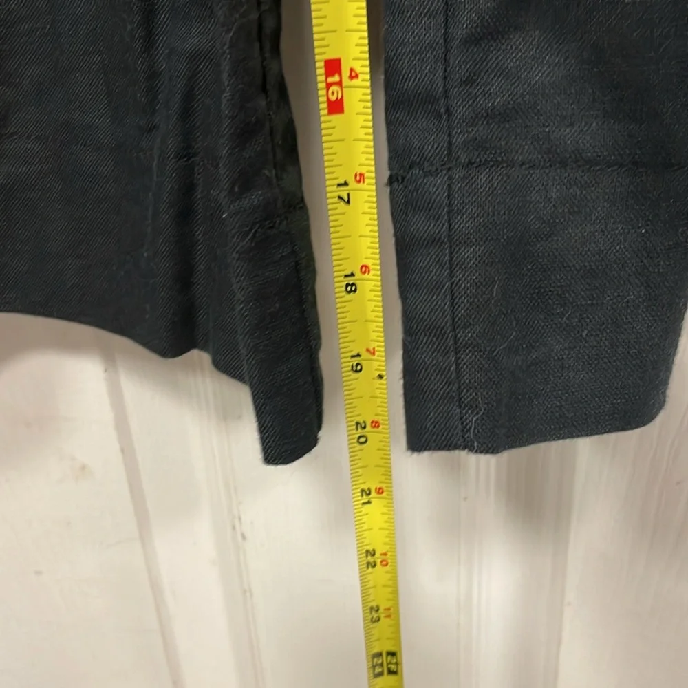 Gap High Rise wide split cropped leg linen pants size 2 - Picture 11 of 12